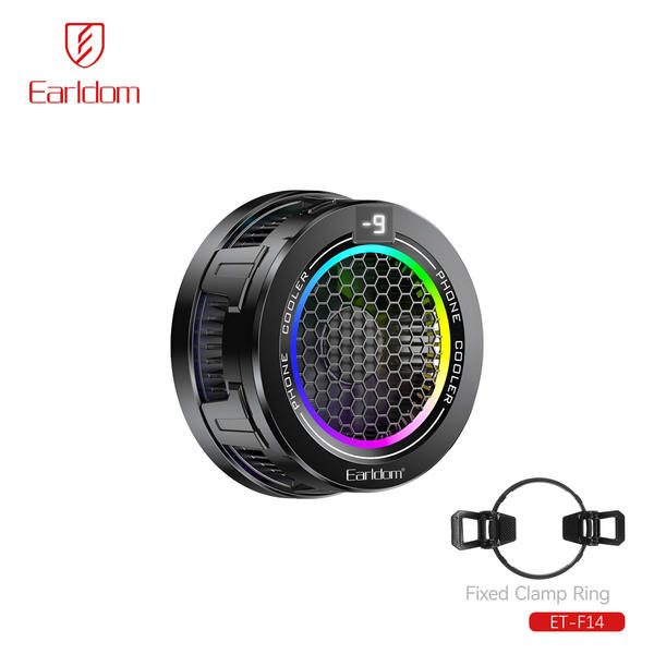 [ET-F14_Fan_cooler_black] Phone Cooler - ET-F14 Fan cooler (Black)