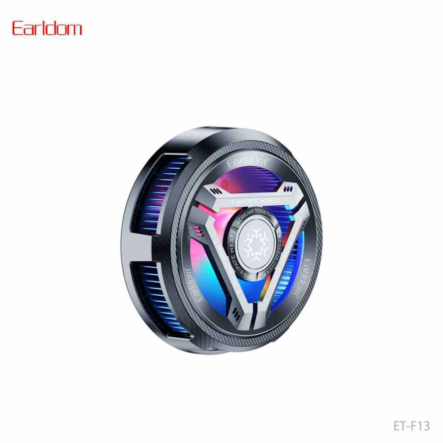 [ET-F13_Fan_cooler_black] Phone Cooler - ET-F13 Fan cooler (Black)