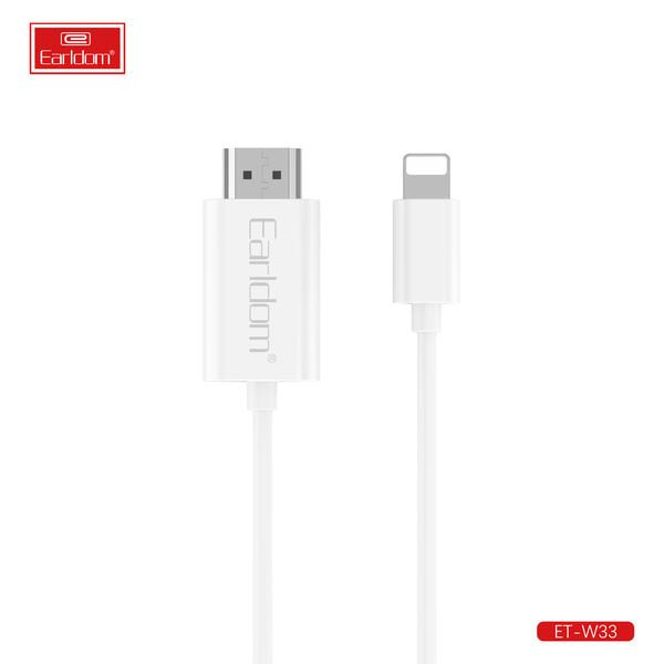 [ET-W33_white] USB-C/iOS HDMI Cable - ET-W33 (White)