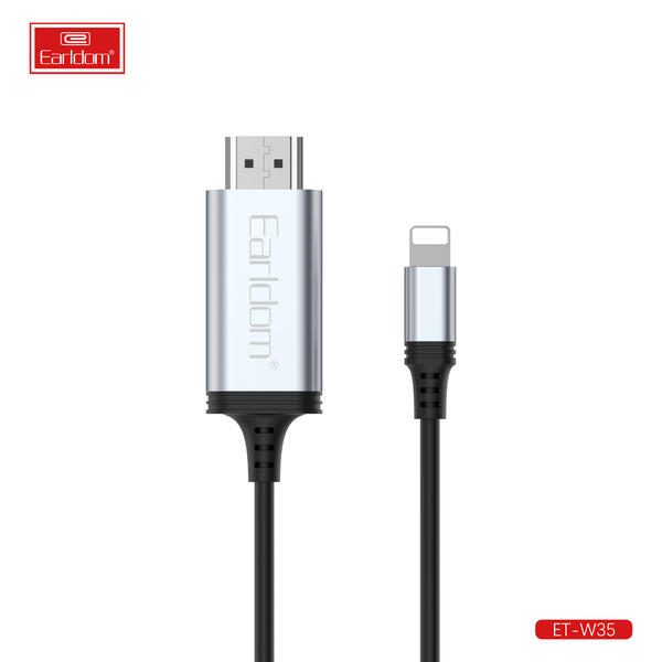[ET-W35_black] USB-C/iOS HDMI Cable - ET-W35 (Black)