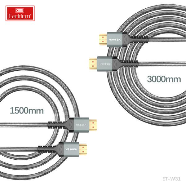 [ET-W31__1.5_METERS__black] HDMI TO HDMI CABLE - ET-W31 (1.5 METERS) (Black)