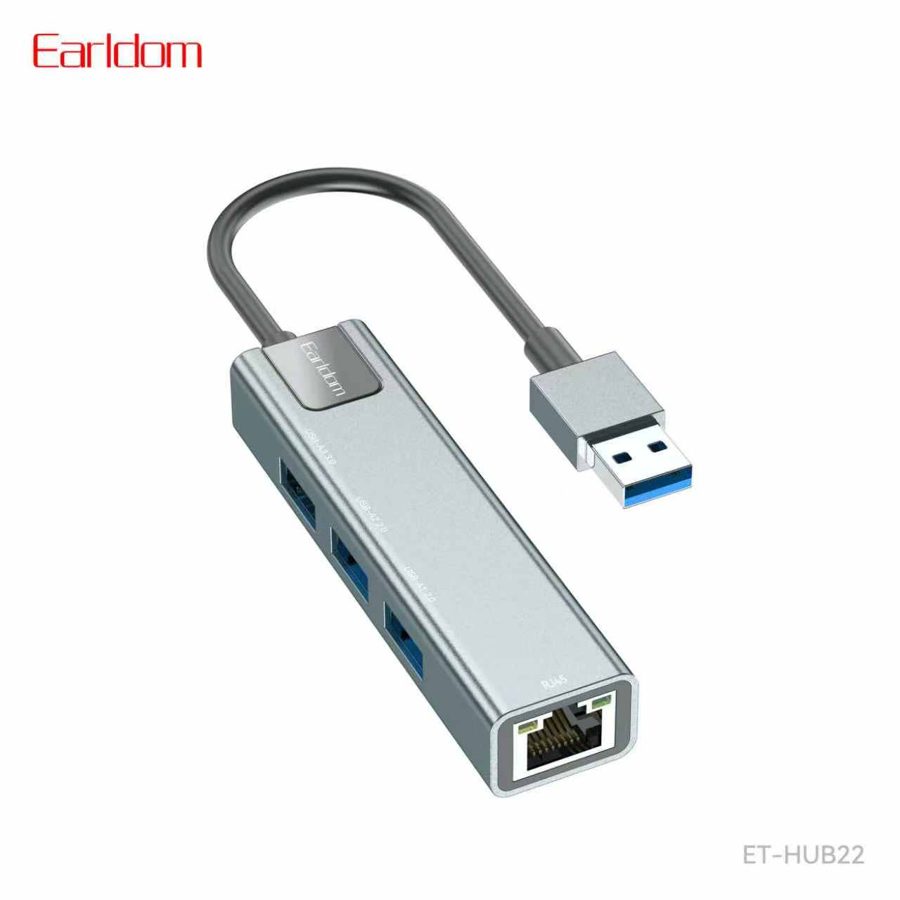[ET-HUB22_silver] Network Cable Adapter - ET-HUB22 (Silver)