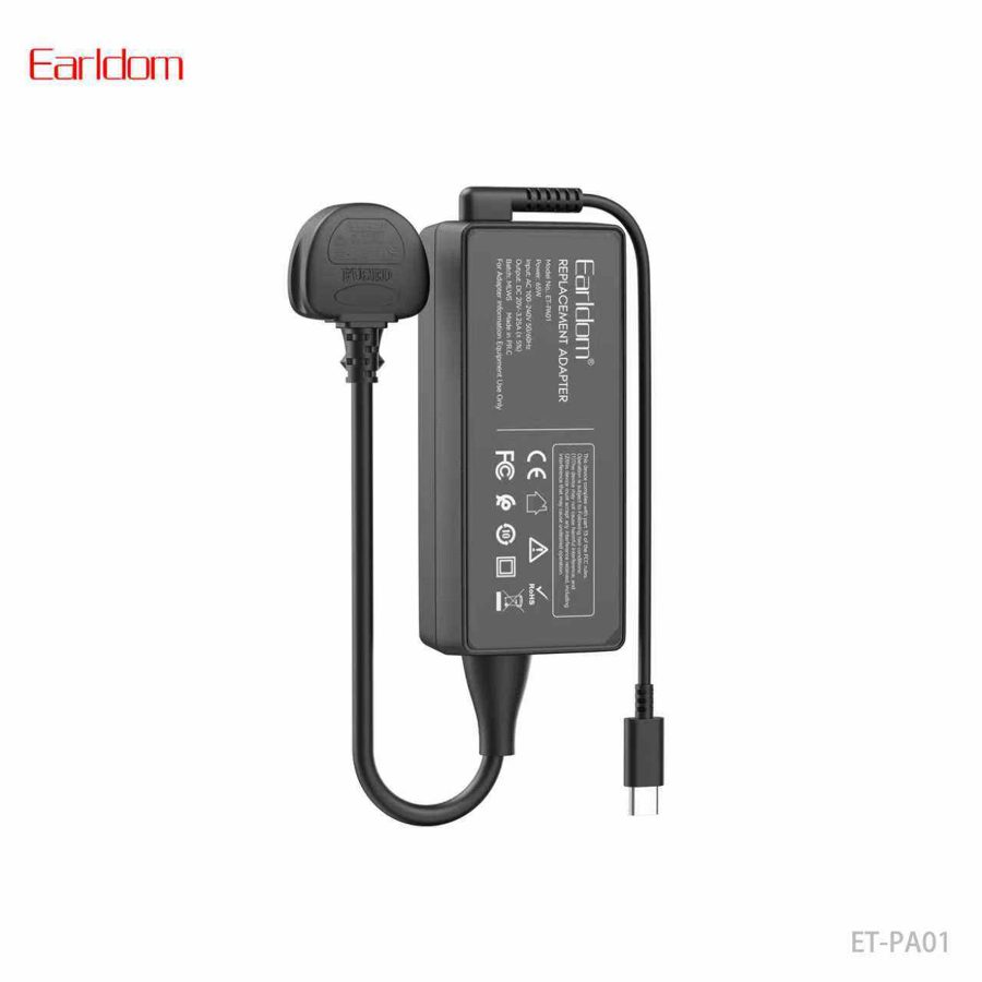 [ET-PA01_UK_black] Laptop Power Adapter - ET-PA01 UK (أسود)