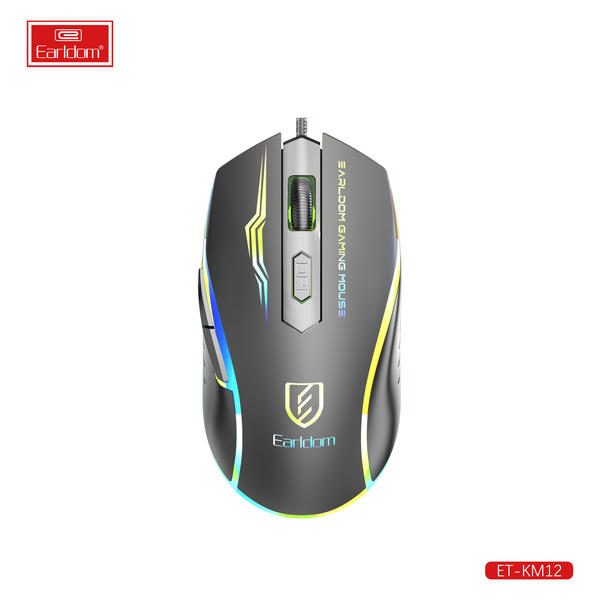 [ET-KM12_black] Mouse - ET-KM12 (Black)