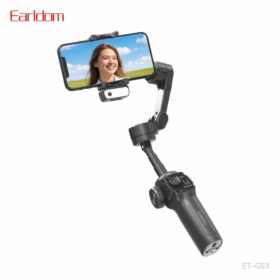 [ET-GS3_black] Three-Axis Gimbal Stabilizer - ET-GS3 (Black)