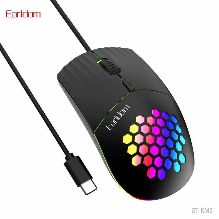 [ET-KM5_black] Mouse - ET-KM5 (Black)