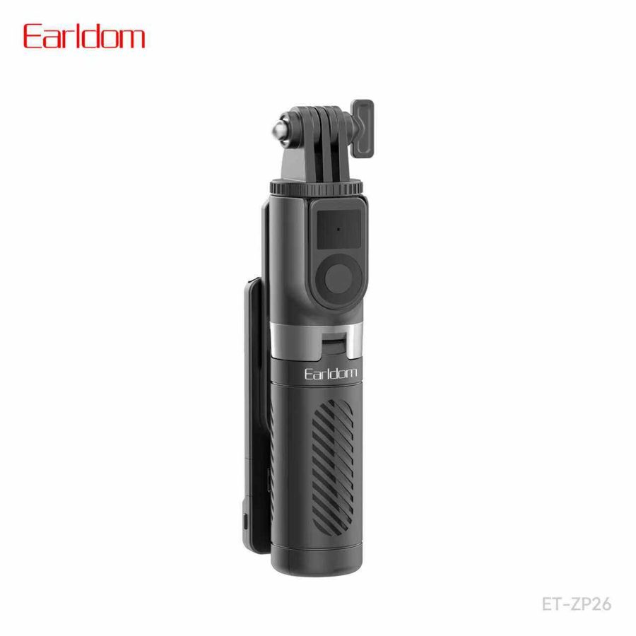 [ET-ZP26_black_white] Selfie Stick - ET-ZP26 (أسود أبيض)