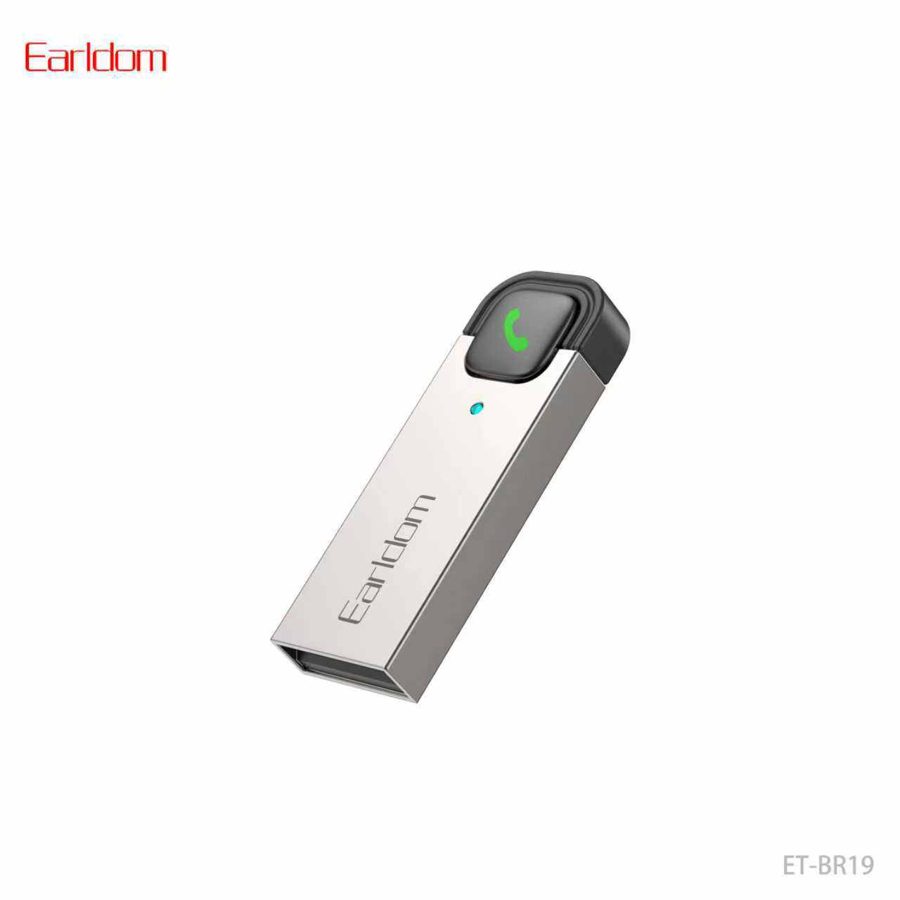 [ET-BR19_black] USB/AUX Wireless Receiver - ET-BR19 (أسود)
