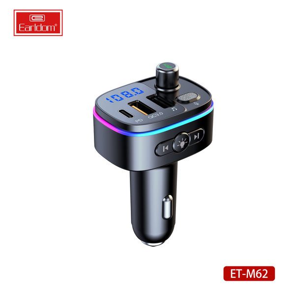 [ET-M62_black] FM Car Kit - ET-M62 (أسود)