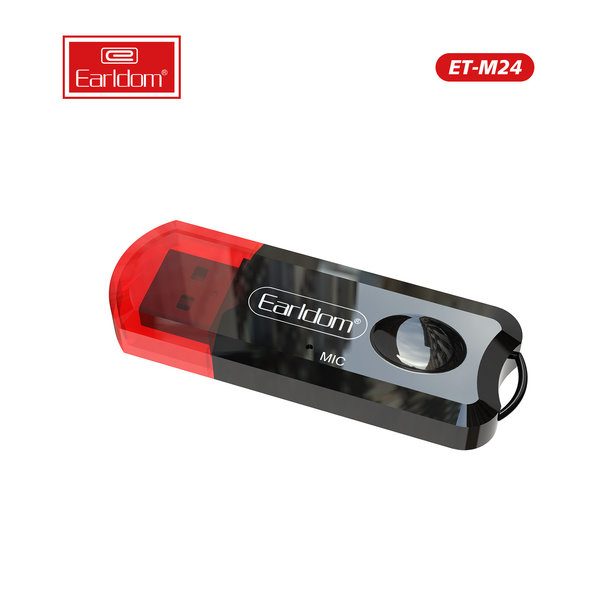[ET-M24_black] USB/AUX Wireless Receiver - ET-M24 (Black)