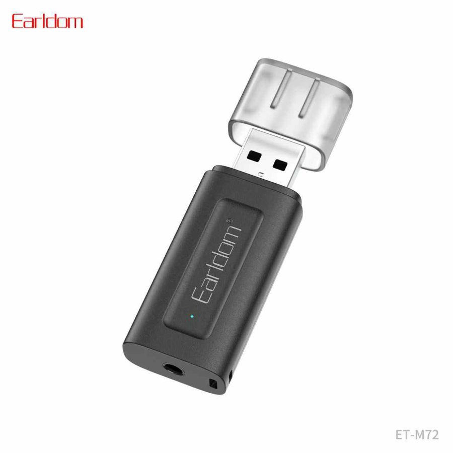 [ET-M72_black] USB/AUX Wireless Receiver - ET-M72 (أسود)
