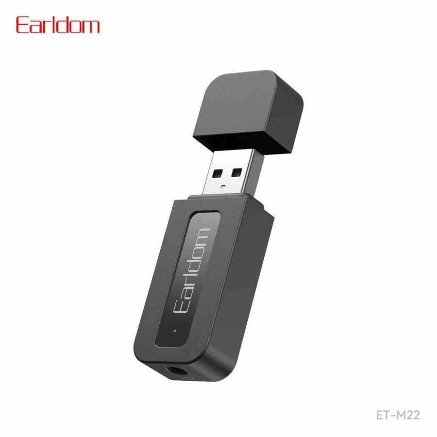[ET-M22_black_white] USB/AUX Wireless Receiver - ET-M22 (Black White)