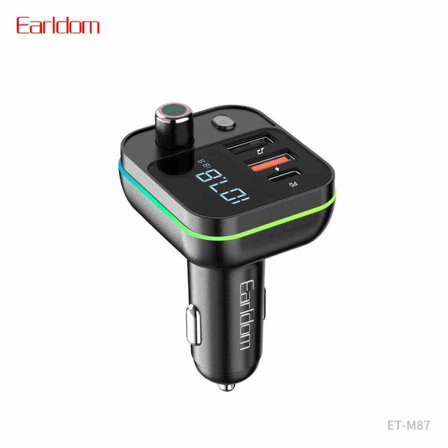 [ET-M87_black] FM Car Kit - ET-M87 (أسود)