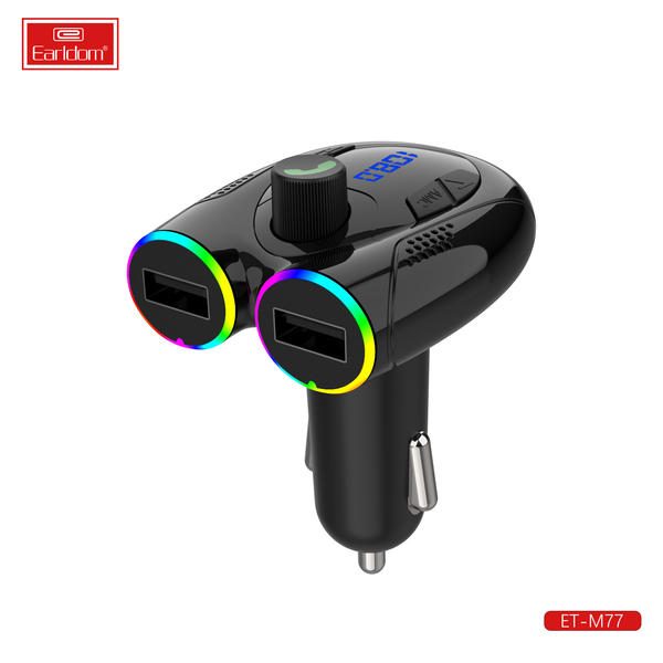 [ET-M77_black] FM Car Kit - ET-M77 (Black)