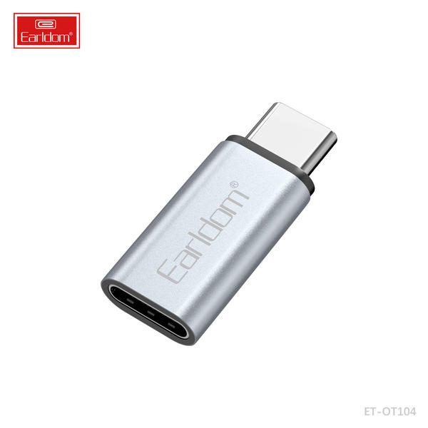 [ET-OT104_silver] Type-C AUX Adapter - ET-OT104 (iOS إلى Type-C Aluminum Alloy - فضي)
