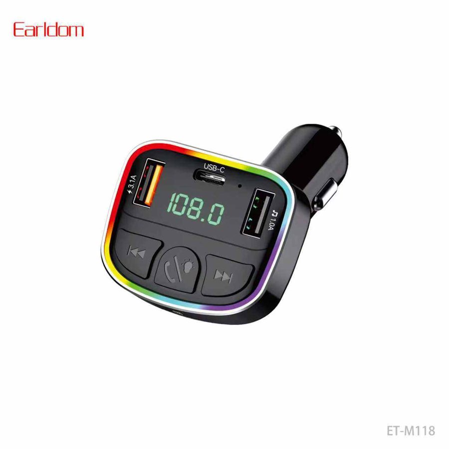 [ET-M118_black] FM Car Kit - ET-M118 (Black)