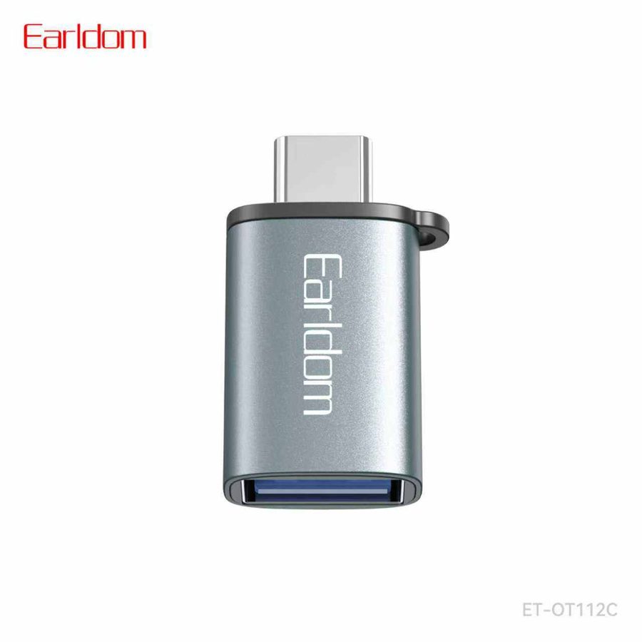 [ET-OT112C_silver] Data & Charging Adapter - ET-OT112C (USB To Type-C Aluminum Alloy - Silver)