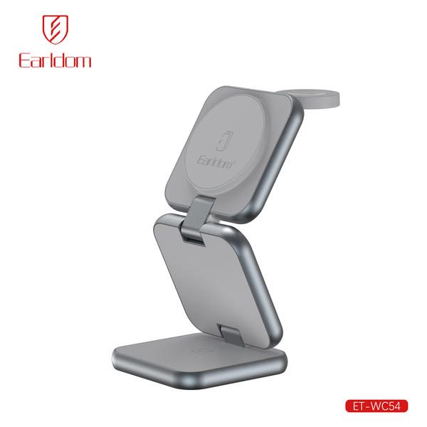 [ET-WC54_silver] Multi-Function Wireless Charger+Holder - ET-WC54 (Silver)