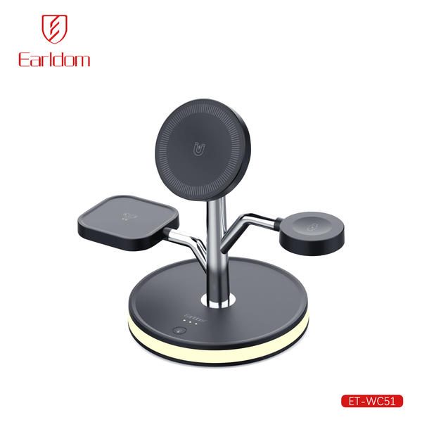 [ET-WC51_black] Multi-Function Wireless شاحن+حامل - ET-WC51 (أسود)