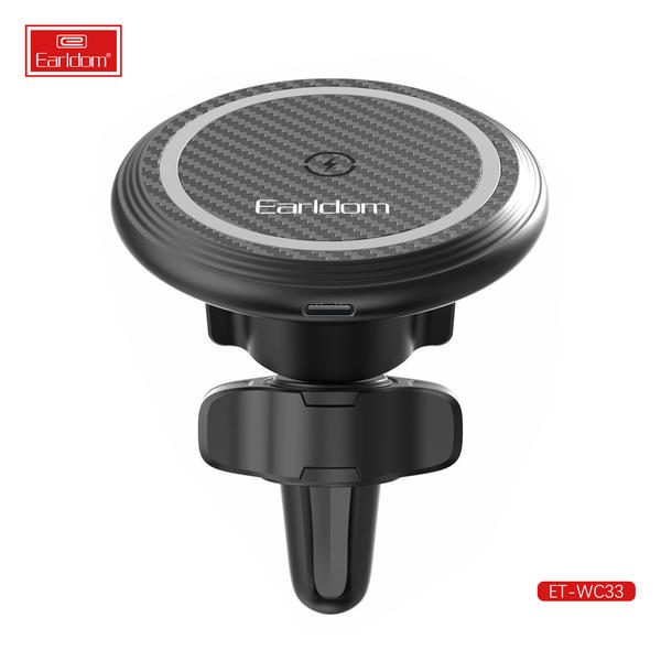 [ET-WC33_black] Car Wireless Charger+Holder - ET-WC33 (Black)