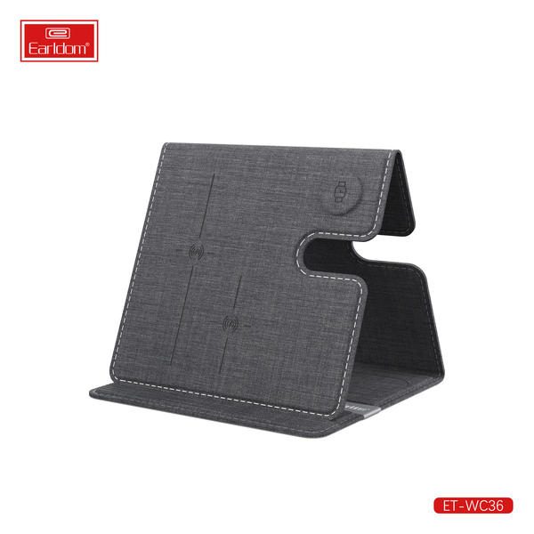[ET-WC36_black] Multi-Function Wireless شاحن+حامل - ET-WC36 (أسود)