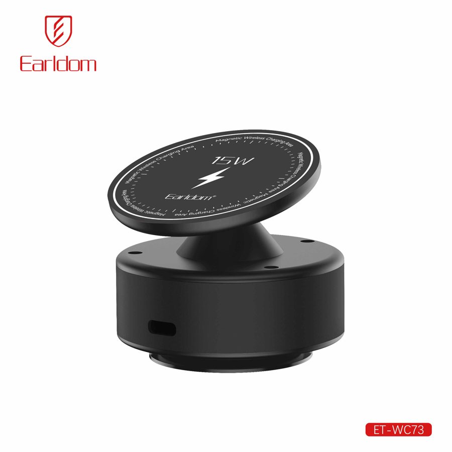 [ET-WC73_black] Car Wireless شاحن+حامل - ET-WC73 (أسود)