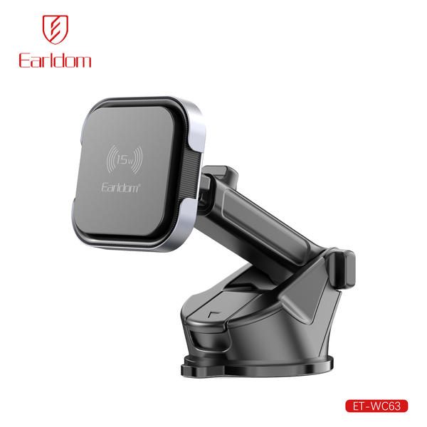 [ET-WC63_black] Car Wireless Charger+Holder - ET-WC63 (Black)
