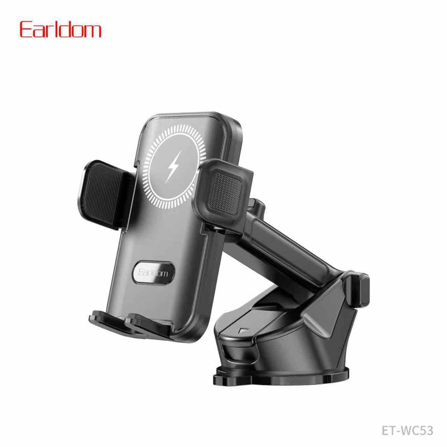 [ET-WC53_black] Car Wireless شاحن+حامل - ET-WC53 (أسود)