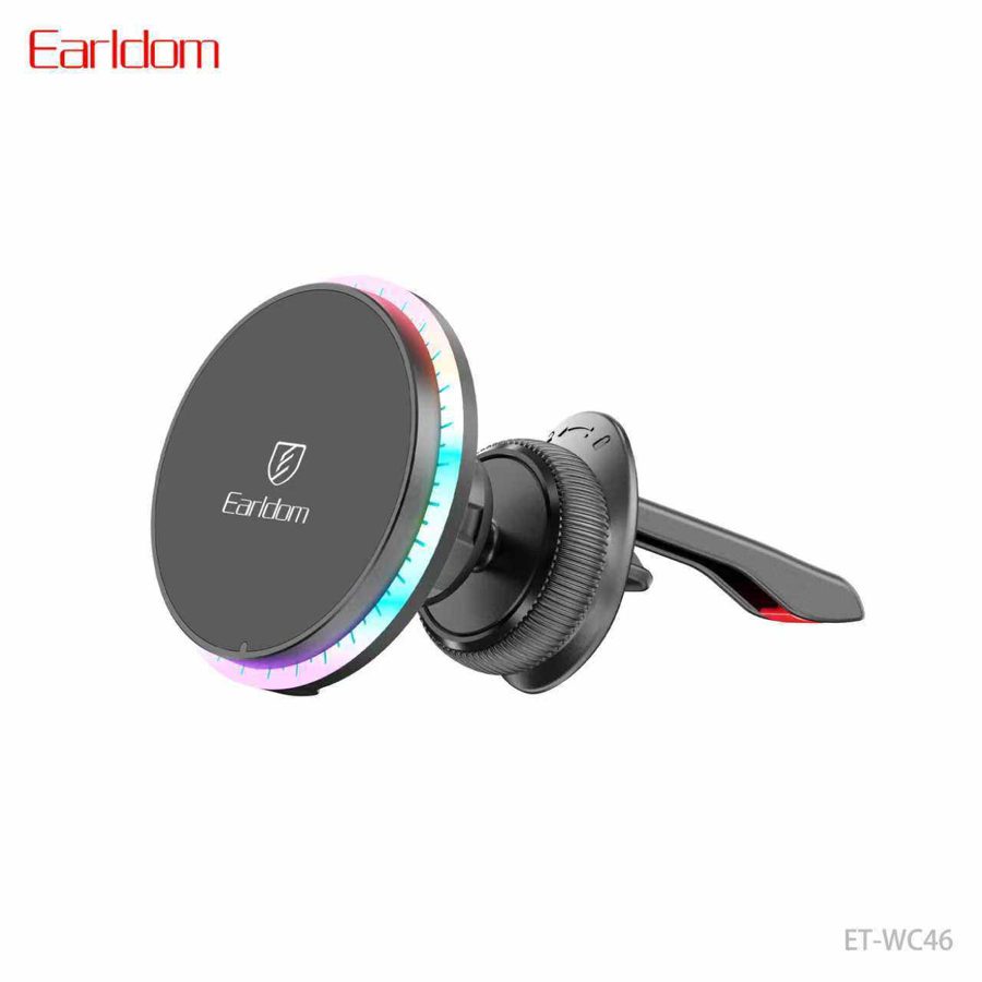 [ET-WC46_black] Car Wireless شاحن+حامل - ET-WC46 (أسود)