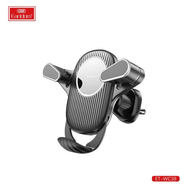 [ET-WC38_black] Car Wireless Charger+Holder - ET-WC38 (Black)
