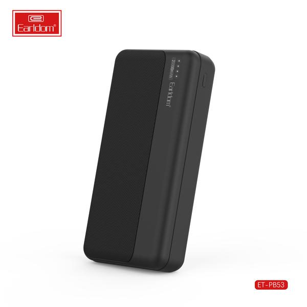 [ET-PB53__20000mAh__black] باور بنك مع كيبل - ET-PB53 (20000mAh) (3in1 Micro و iOS و Type-C - أسود)