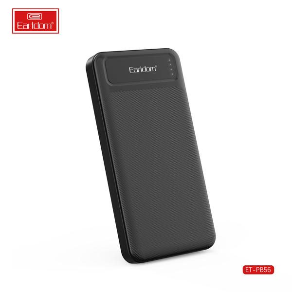 [ET-PB56__10000mAh__black] Power Bank - ET-PB56 (10000mAh) (LED Display 2USB - Black)