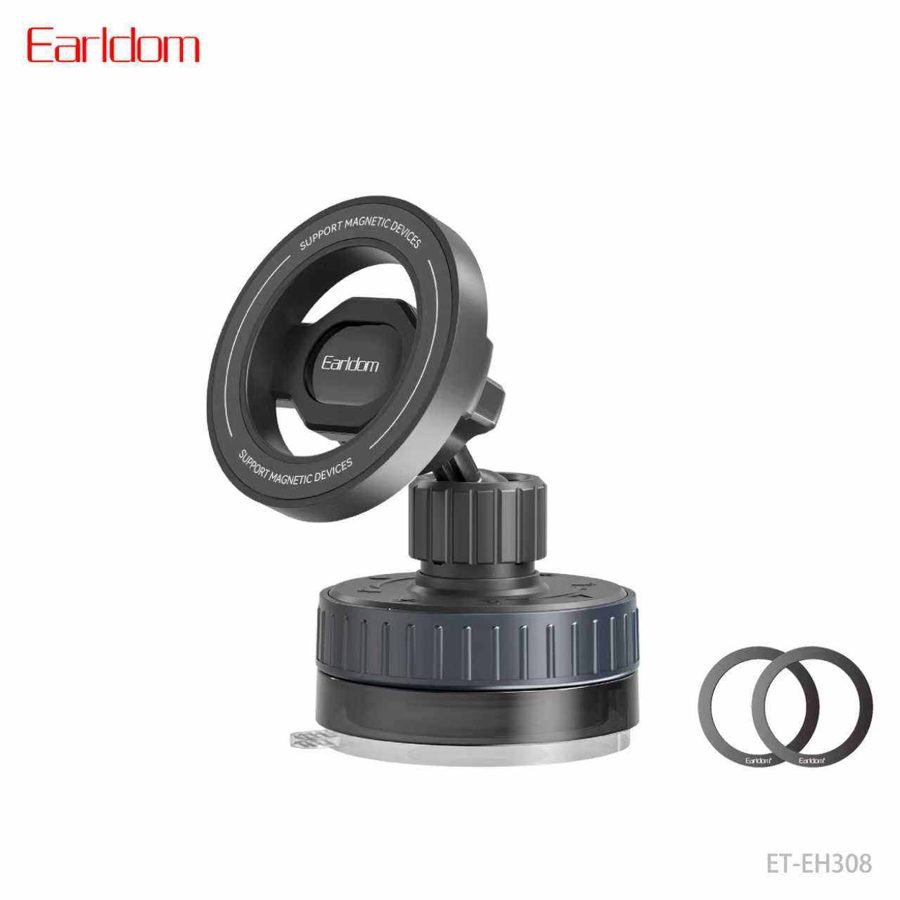 Suction Cup Magnets Holder - ET-EH308 (Black)