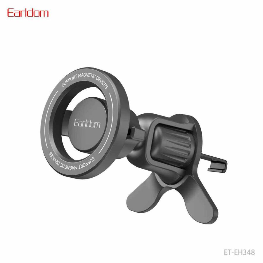 [ET-EH348_black] Airvent Magnets Car Holder - ET-EH348 (Black)