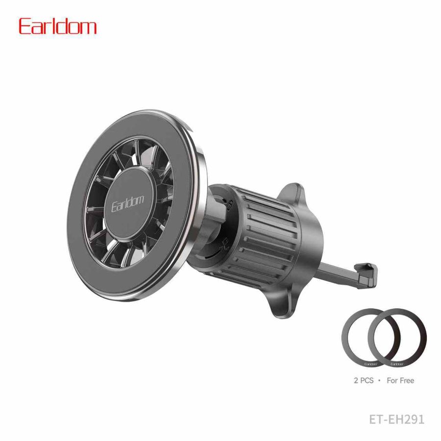 [ET-EH291_black] Airvent Magnets Car حامل - ET-EH291 (أسود)