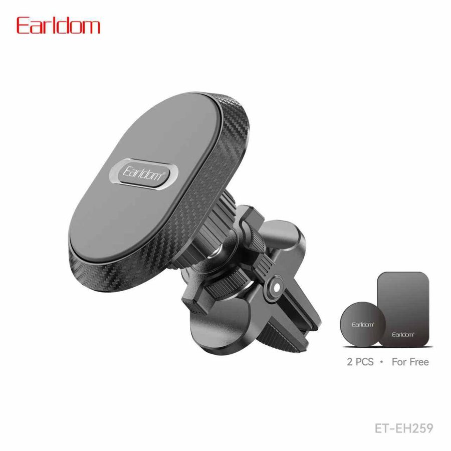 [ET-EH259_black] Airvent Magnets Car حامل - ET-EH259 (أسود)
