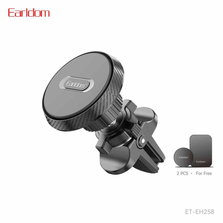 [ET-EH258_black] Airvent Magnets Car Holder - ET-EH258 (Black)
