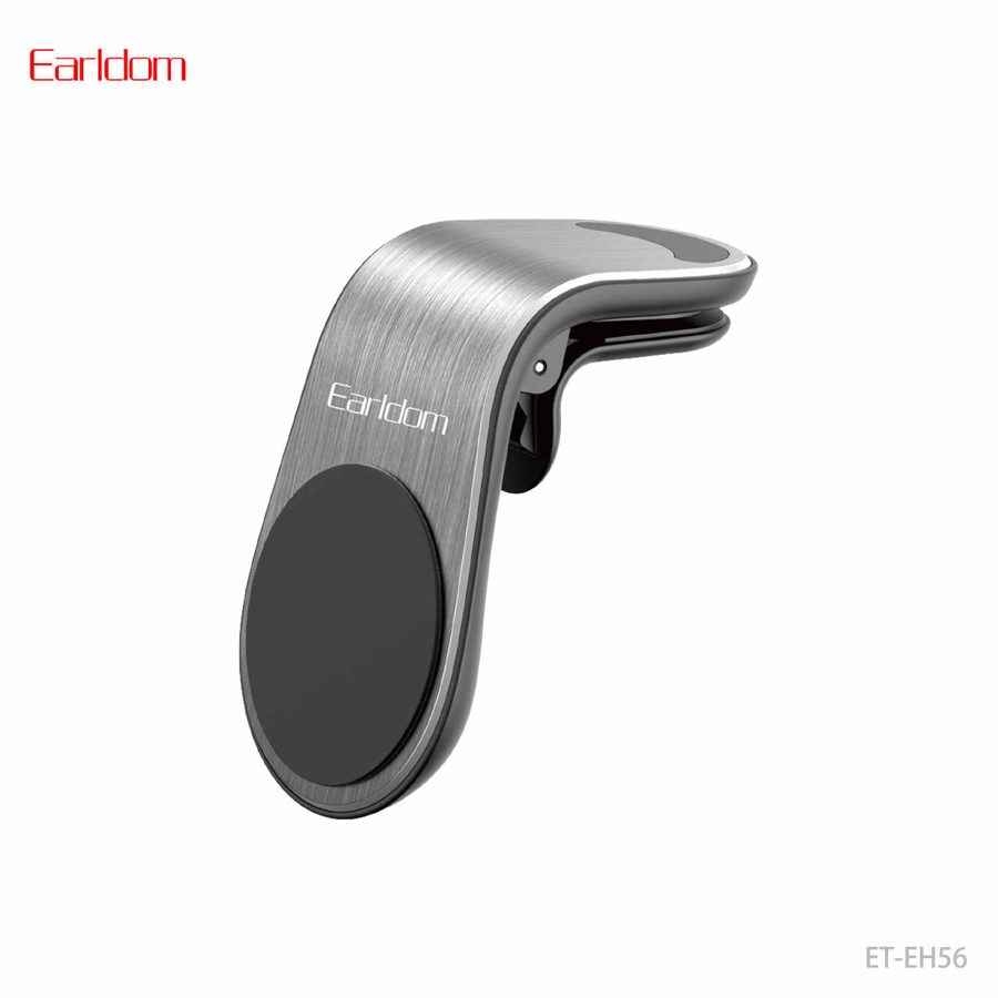 [ET-EH56_black_silver] Airvent Magnets Car Holder - ET-EH56 (Black Silver)