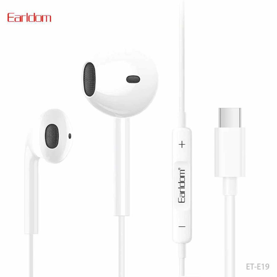 [ET-E19_white] Handsfree - ET-E19 (أبيض)