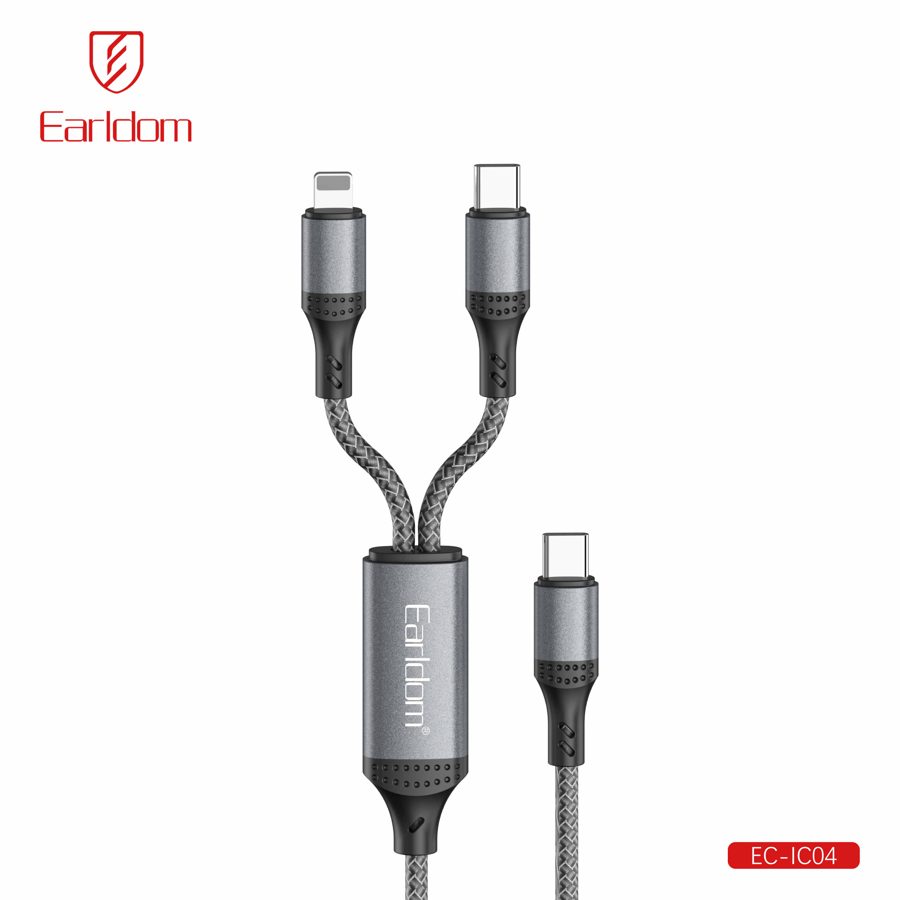 [EC-IC04_1.2_METER_black] Universal Cable - EC-IC04 1.2 METER (Zinc Alloy + Nylon - Black)