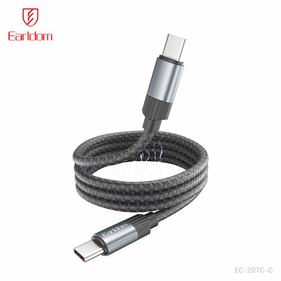 [EC-207C-C_1METER_black] كيبل PD 1  متر - EC-207C-C 1  متر (Magnetic Clasp - أسود)