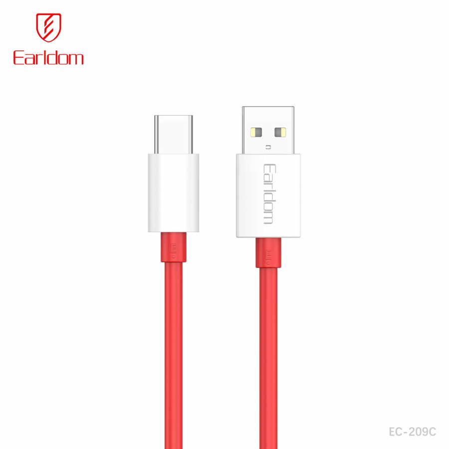 [EC-209C__type_c__1.5_METER_red] USB Cable - EC-209C (type c) 1.5 METER (Oneplus Dedicated Data Cable - Red)