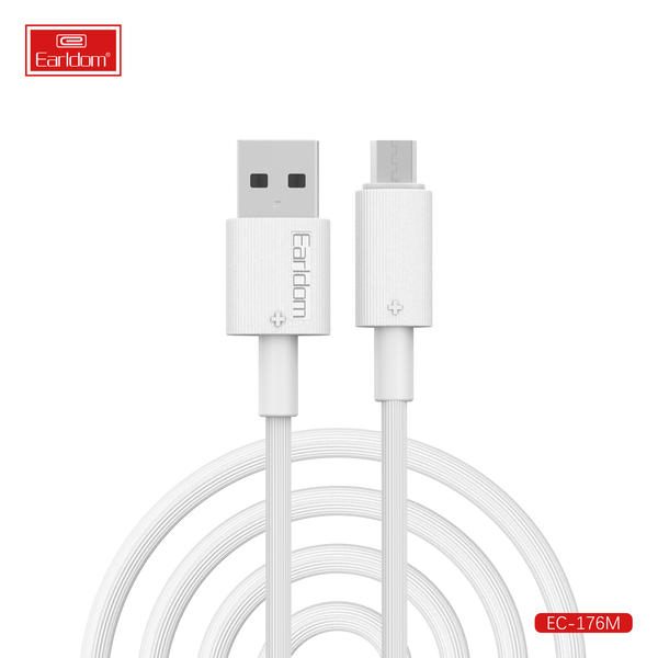 [EC-176M__micro__1_METER_black] كيبل USB 1  متر - EC-176  متر (micro) 1  متر (ABS+PVC Wire - أسود)