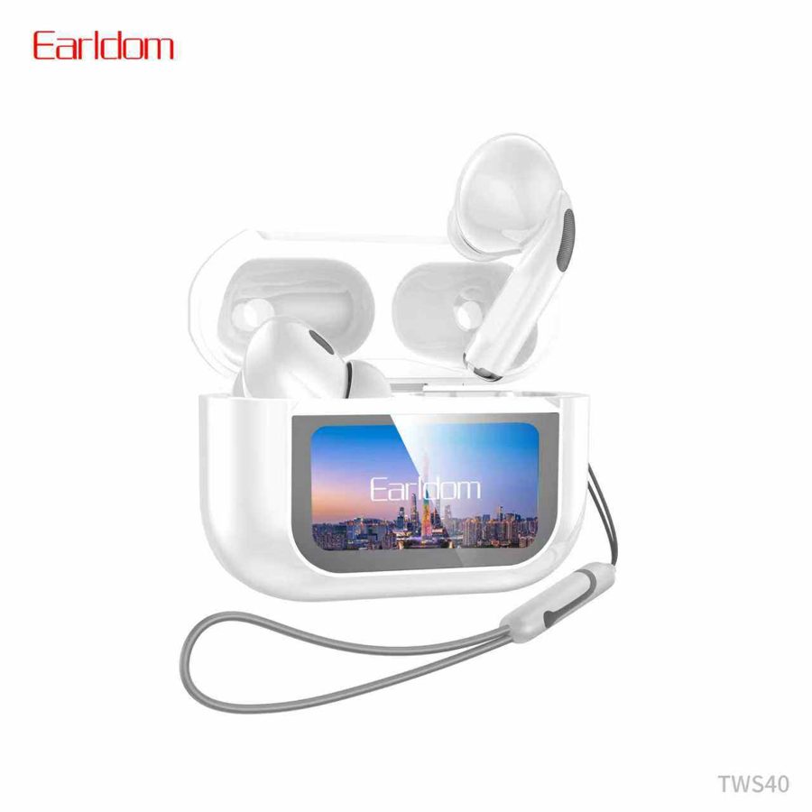 [TWS40_white] سماعات TWS لاسلكية - TWS40 (أبيض)