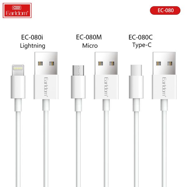 [EC-080C__type_c__1_METER_white] USB Cable 1M - EC-080C (type c) 1 METER (ABS+TPE - White)