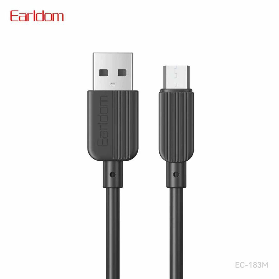 [EC-183M__micro__1_METER_black] USB Cable 1M - EC-183M (Black)