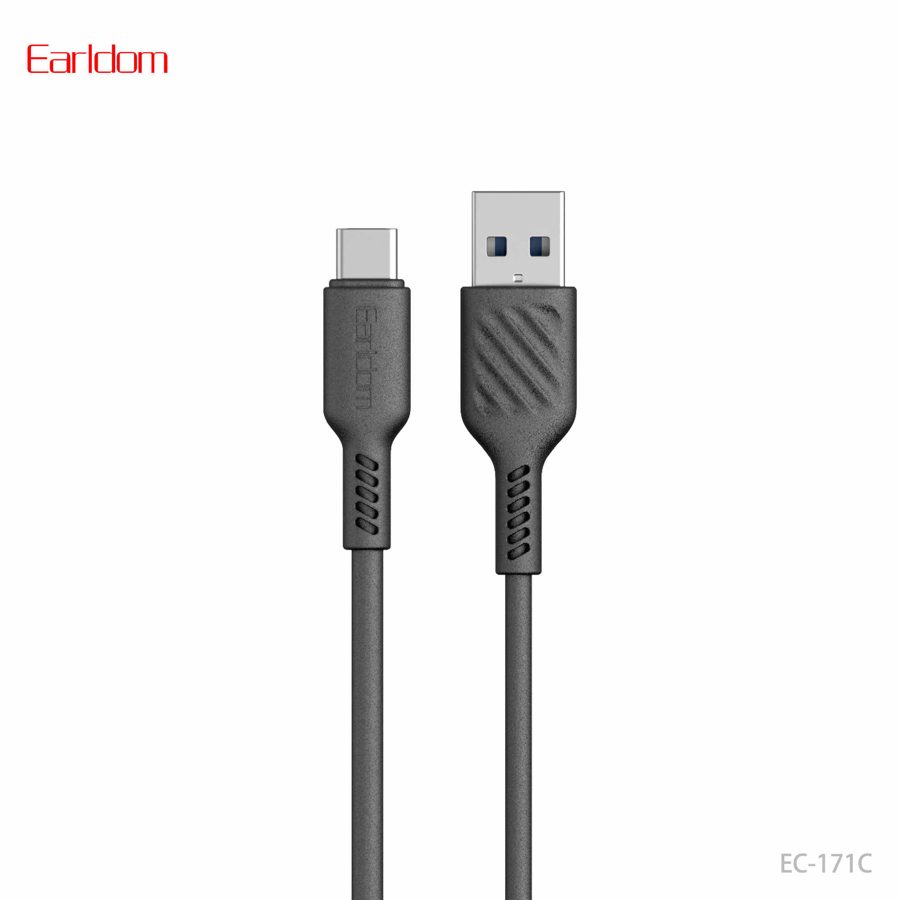 [EC-171C__type_c__1_METER_black] USB Cable - EC-171C (type c) 1 METER (ABS+PVC Wire - EC-171C (Black)
